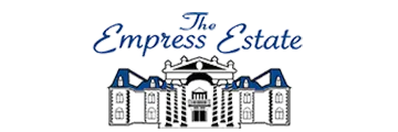 the empress estate wedding logo noteworthy djs