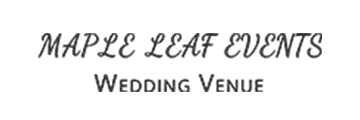 maple leaf events weddingn venue logo noteworthy djs